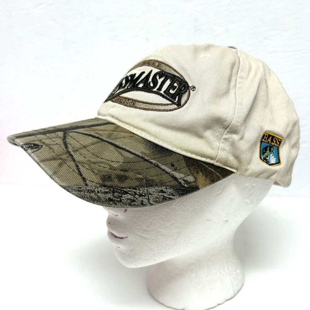 Since 1968 B.A.S.S. Bass Fishing Tournament Bassmaster Camouflage Camo Hat Cap